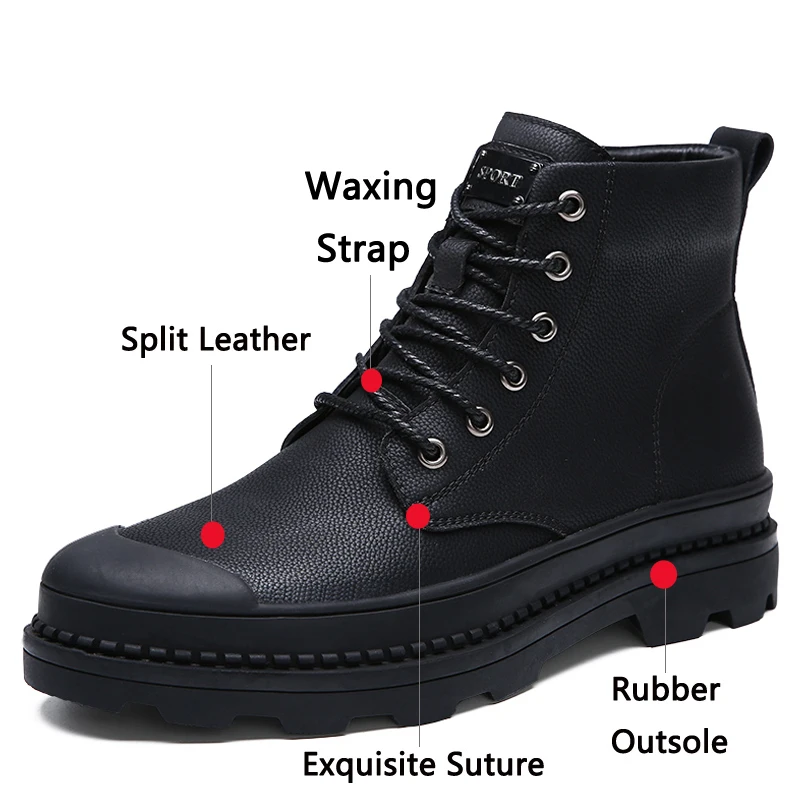 JUNJARM/мужские мотоциклетные ботинки из натуральной кожи Мужская зимняя обувь