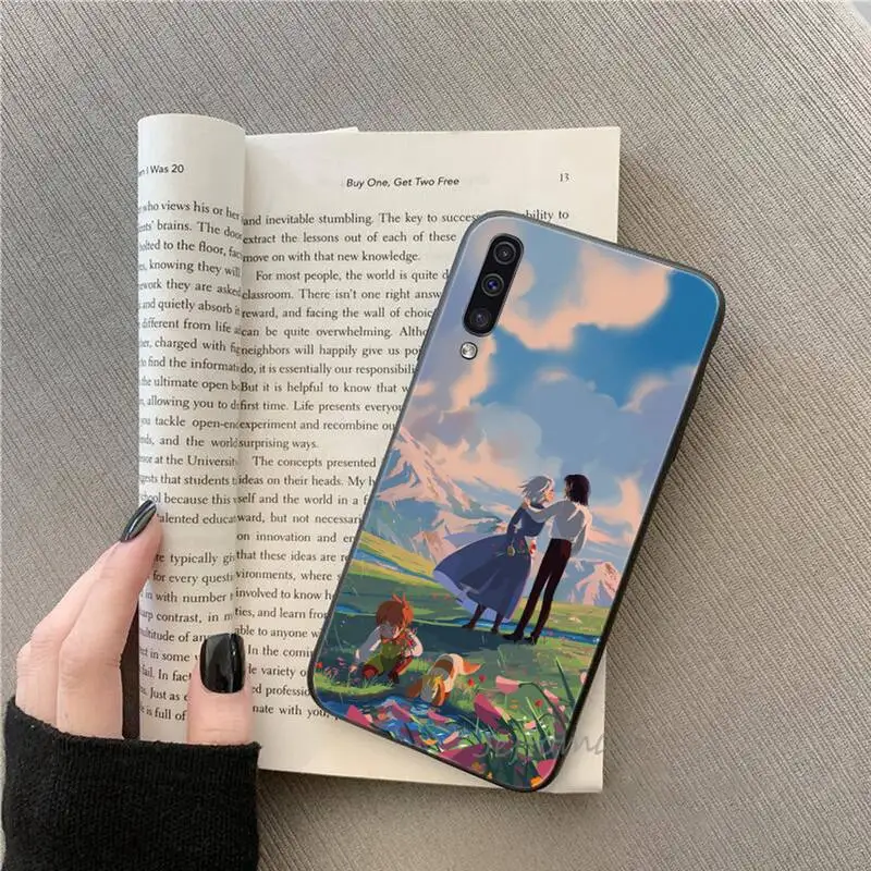 

Howls Moving Castle Phone Case For Samsung galaxy S note 7 8 9 10 20 fe edge A 6 10 20 30 50 51 70 lite plus Soft Silicone