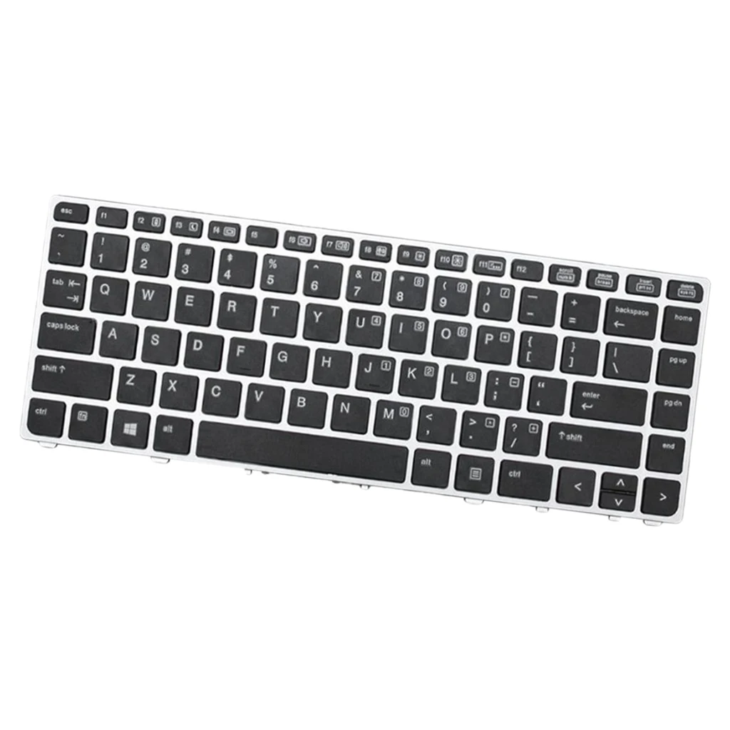 США Макет ПК ноутбук Keyobard Замена для hp EliteBook Folio 9470m Клавиатура с каркасом для ноутбука