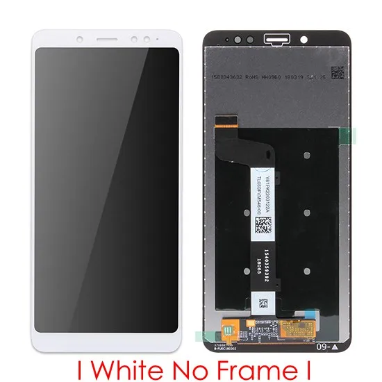 AAA Качество для Redmi Note 5 Pro ЖК-дисплей 10 сенсорный экран+ рамка для Xiaomi Redmi Note 5 ЖК-экран Snapdragon 636 дисплей - Цвет: White I No Frame