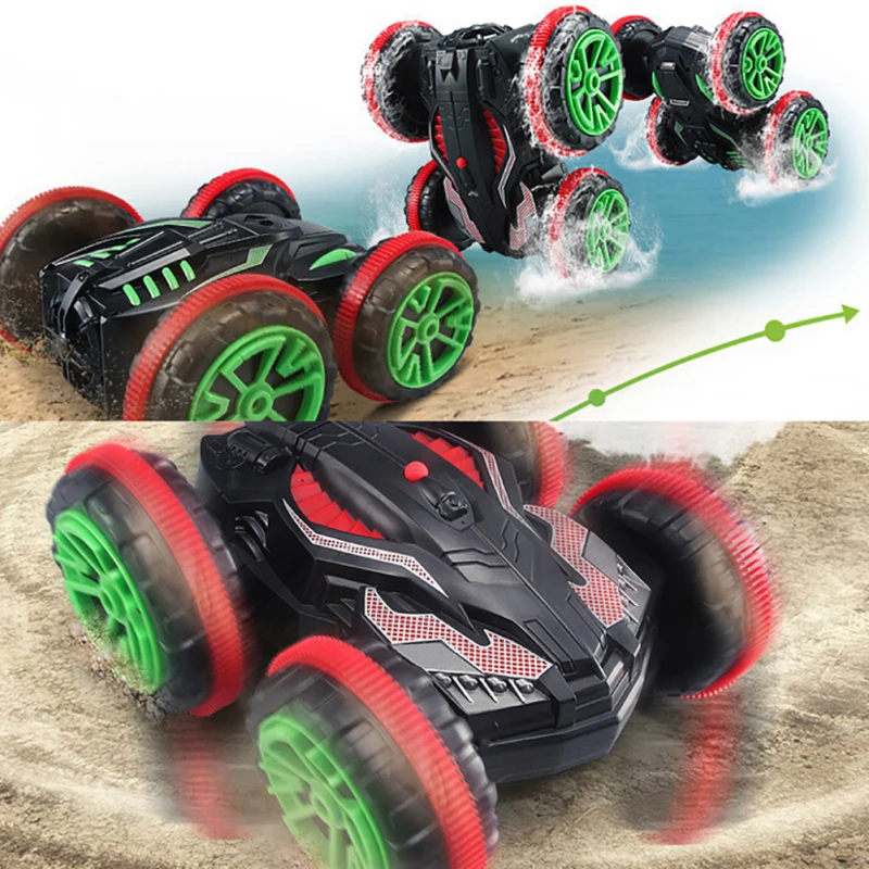 Амфибиус двусторонний RC 1:18 2 4G 4WD водонепроницаемый с поворотом на 360 градусов| |