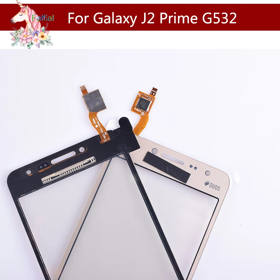 50pcs/lot For Samsung Galaxy j2 Prime SM-G532F G532 G532G G532M Touch Screen Sensor Display Digitizer Glass Replacement + logo enlarge