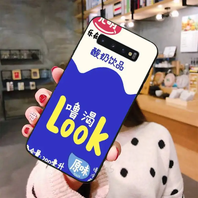 

Japanese Korean Milk tea Phone Case For Samsung A50 A51 A71 A20E A20S S10 S20 S21 S30 Plus ultra 5G M11 funda shell