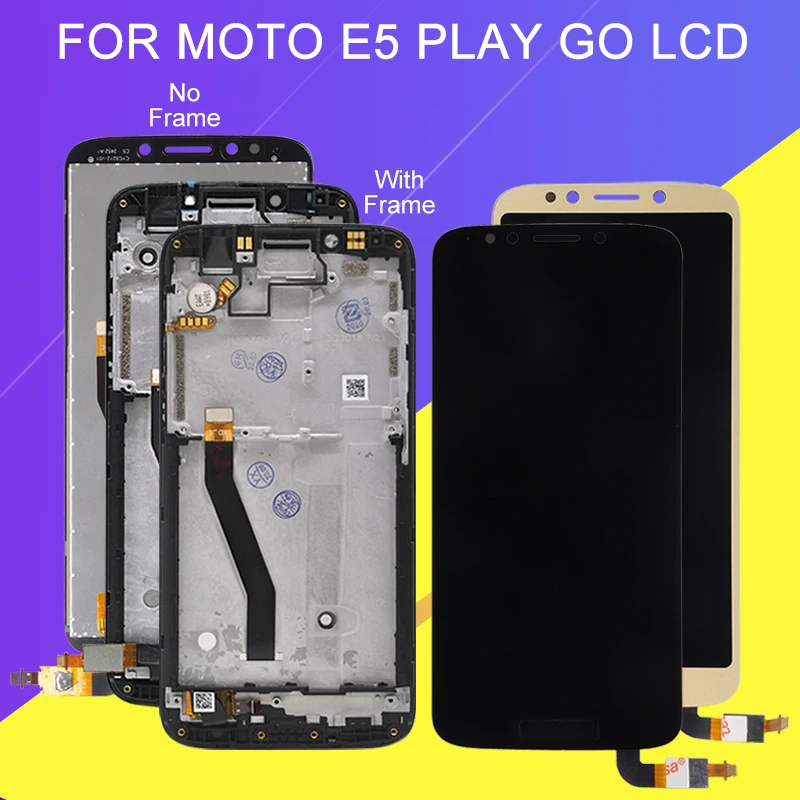 Catteny 5 84 &quotдля Motorola Moto E5 Play Go LCD с сенсорной панелью стеклянный экран дигитайзер в