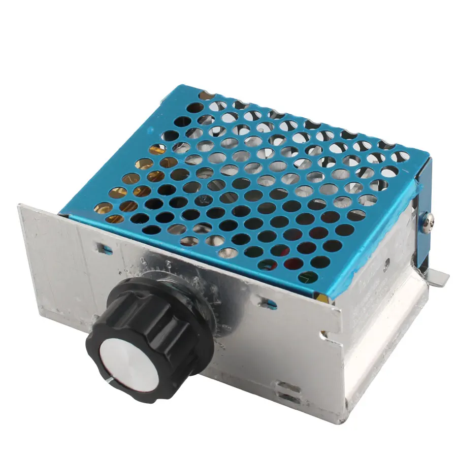 

220V AC SCR Voltage Regulator Dimmer Electric Motor Speed Controller Electronic 4000W Volt Regulator Dimmer Thermostat Regulator