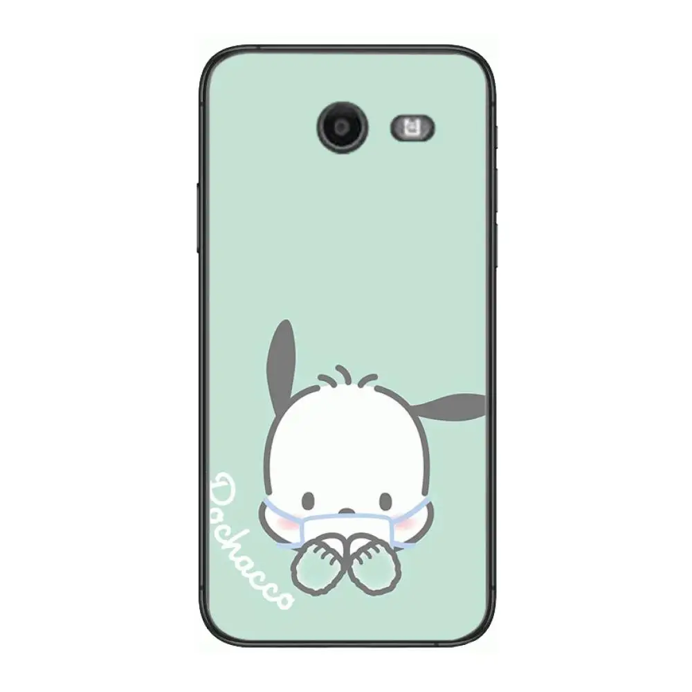

Cartoon Pochacco Phone Case Hull For Samsung Galaxy J 4 3 5 6 7 8 EU 2018 Plus 2017 Black Shell Art Cell Cover TPU
