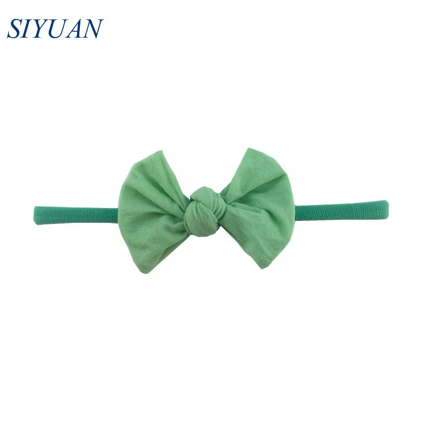 1 шт./Лот DIY бутик эластичная нейлоновая повязка на голову с 10 см нейлоновый бант