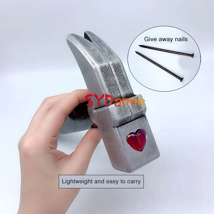 Jujutsu Kaisen Nobara Kugisaki Cosplay Weapon Hammer with Nail Prop – Handmade Costume Accessories image 4