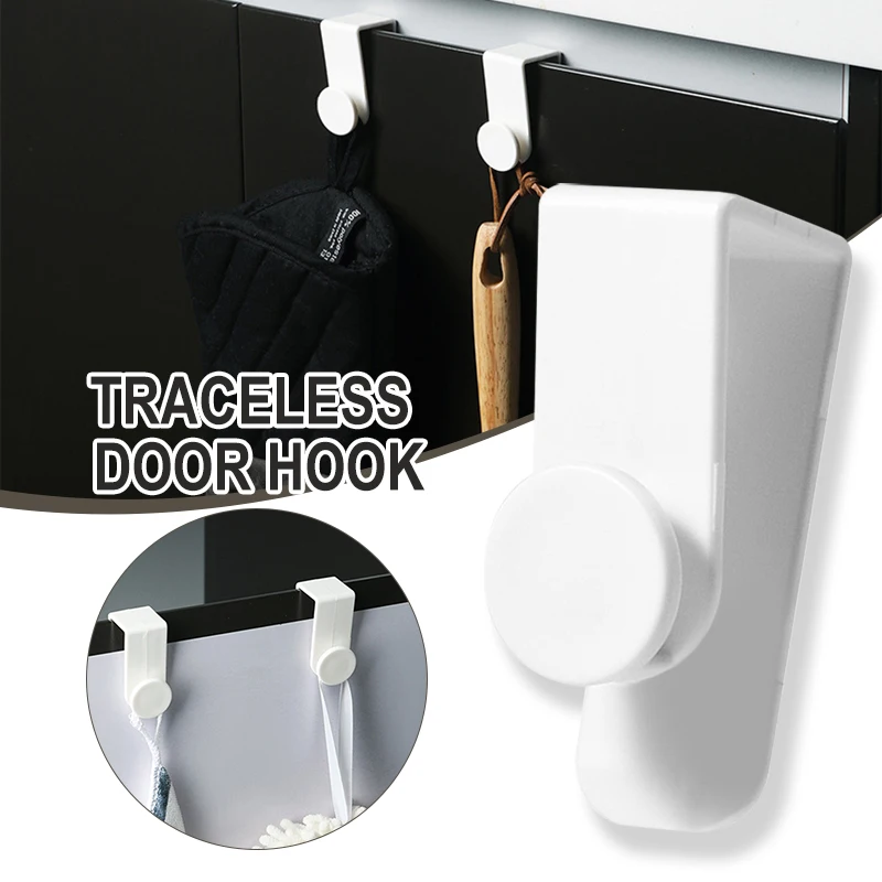 

Movable Non-Marking Cabinet Door Hook Multifunctional Plastic Hook for Home Door Bathroom Dropship Home Storage & Organization