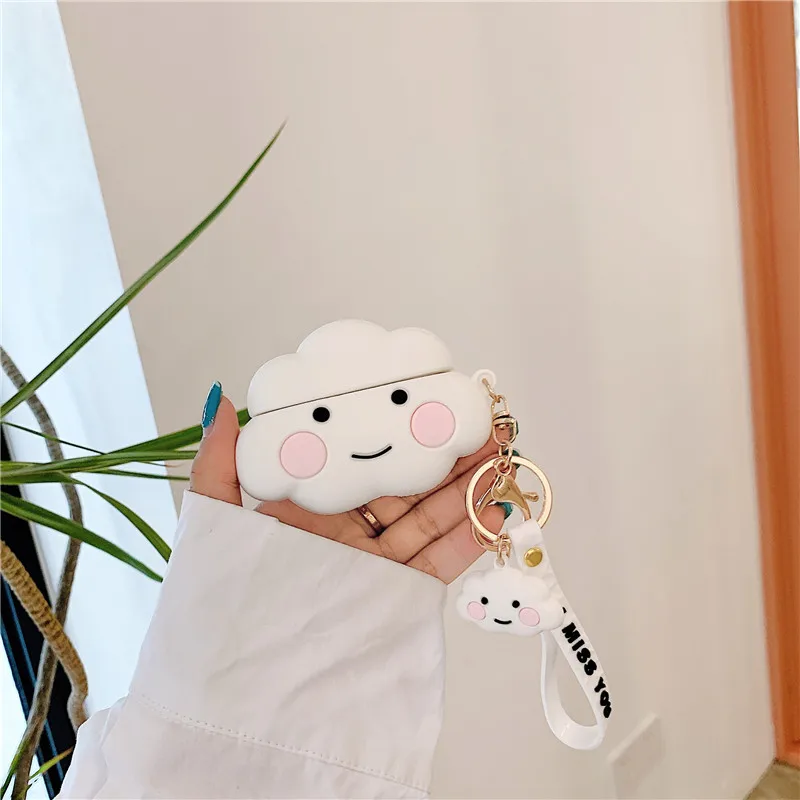 Силиконовый ударопрочный чехол для наушников Apple Airpods 1 2 3 Pro | Электроника