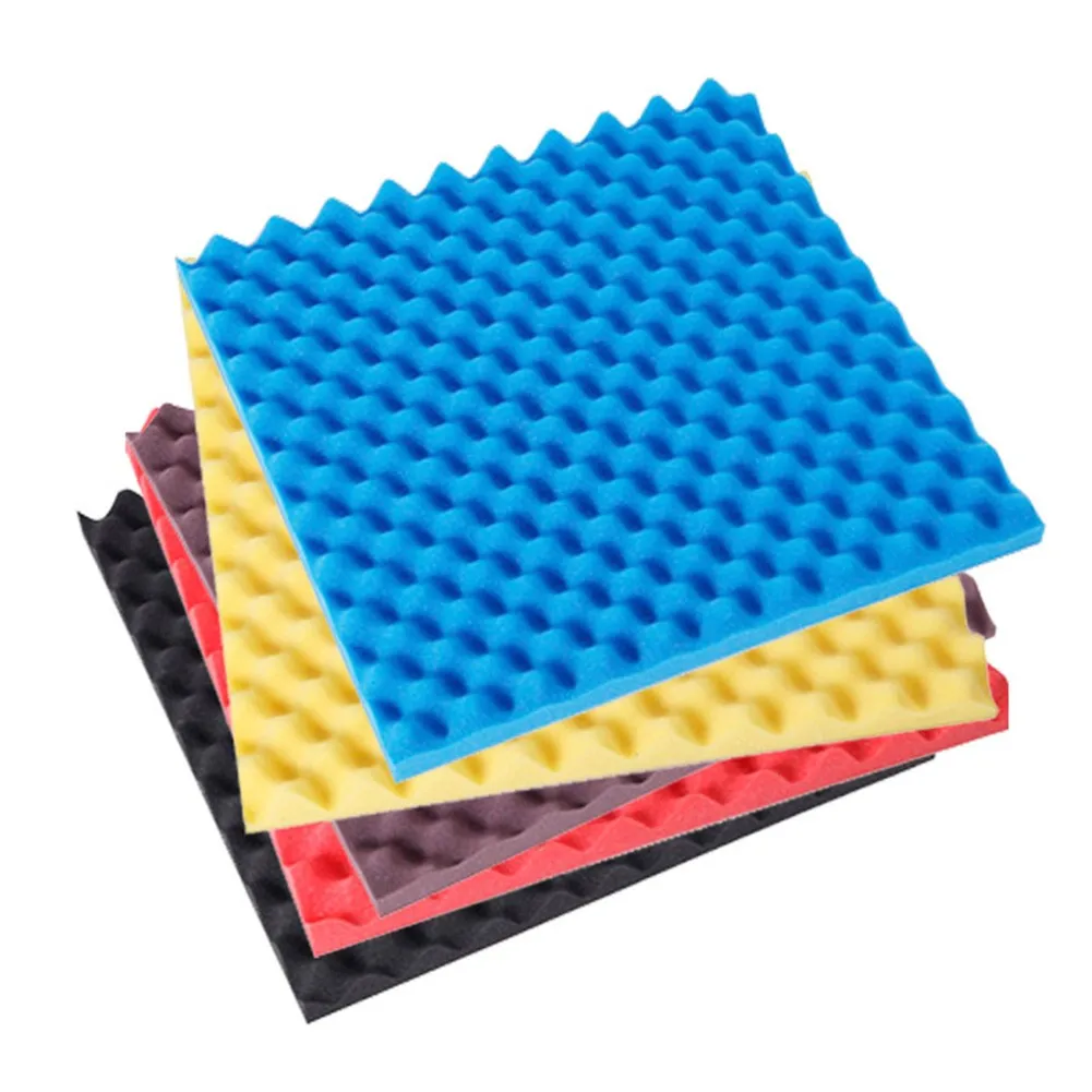 

12pcs Soundproof Foam 30x30x3cm Acoustic Foam Panel Wedge Studio Soundproofing Wall Tiles Non-toxic Polyurethane Sponge