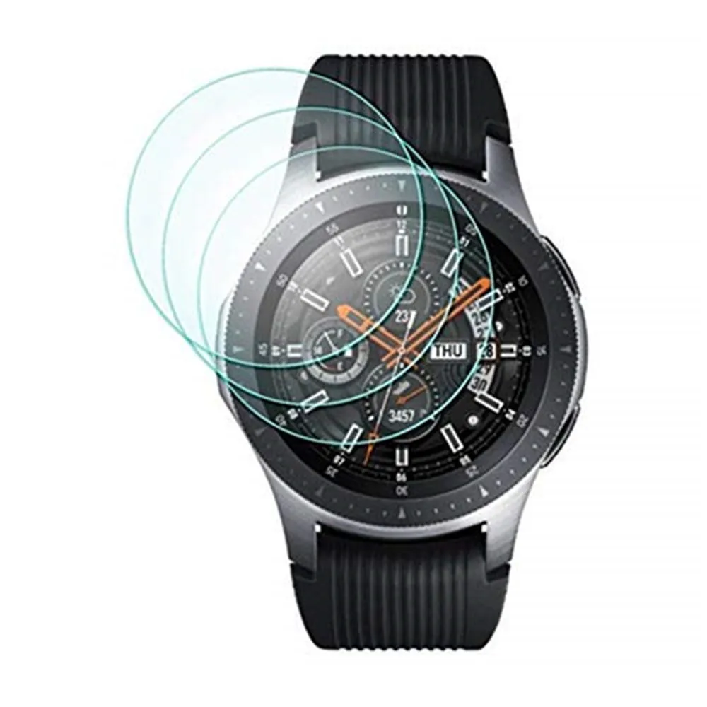 

1/3/5/6 шт. пленки для Samsung Galaxy Watch 42 мм 46 мм Защитная пленка для экрана из закаленного стекла, защитная плёнка для НУА Вэй Защита от взрыва крышка