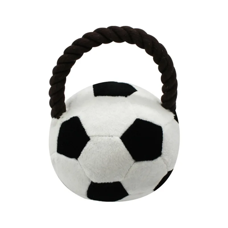 

Игрушки для домашних питомцев, пищащие звучащие плюшевые мягкие игрушки для футбола, собака, зуб молара, Успокаивающая тренировочная игруш...