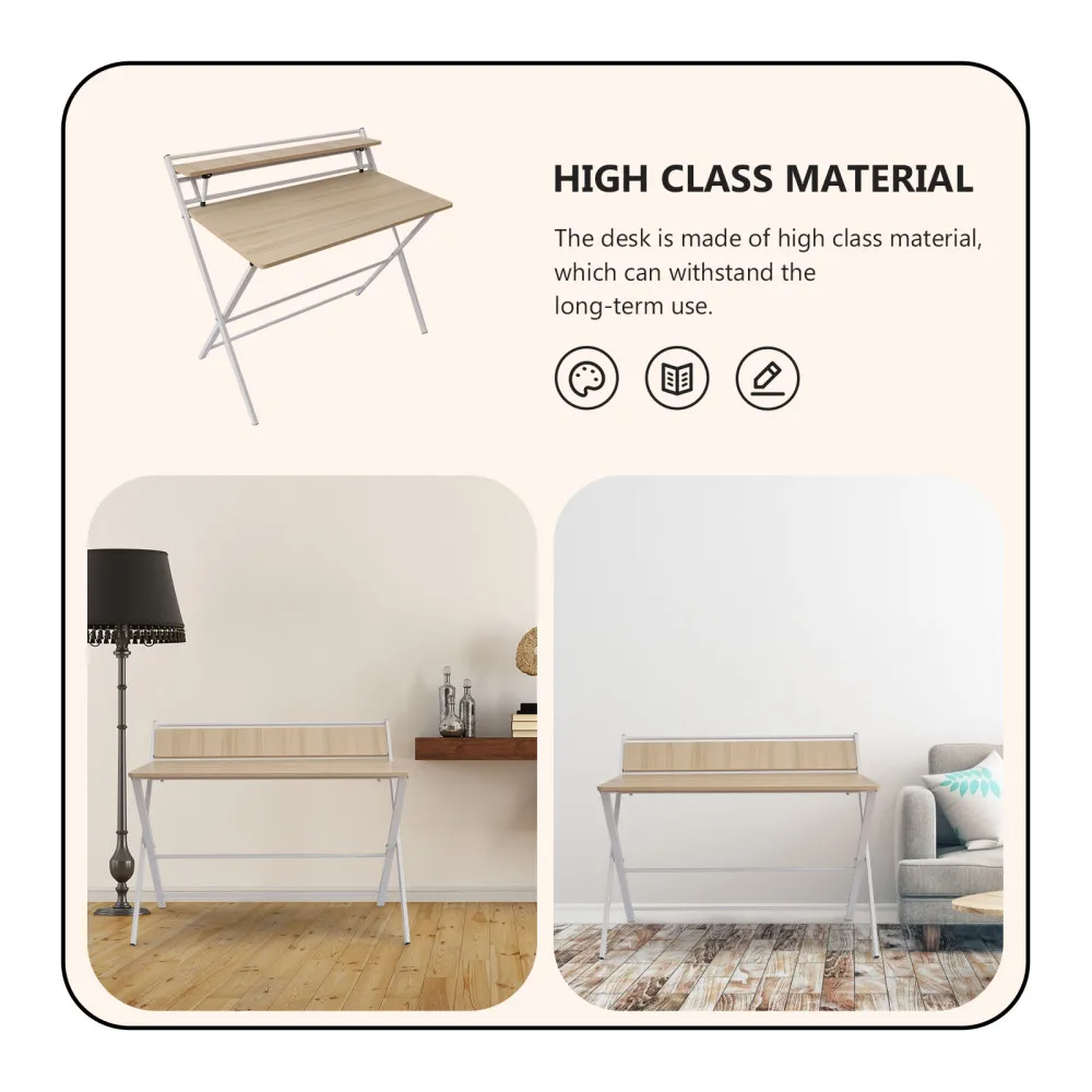 

1pc Household Folding Desk Small Study Desk Simple Foldable Desk Home Furniture