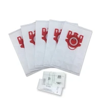 10pcslot for miele fjm c1 c2 synthetic type hoover hepa vacuum cleaner dust bags with 2pcs filters