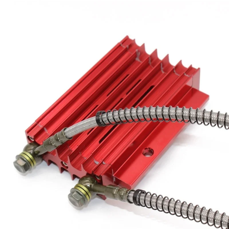 Масляный радиатор для мотоцикла комплект из алюминиевого сплава китайских