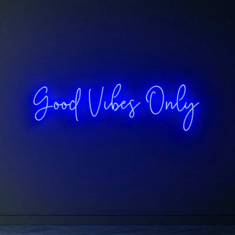 Neon sign Good Vibes Only Neon Wall Lights Room Party Decoration cafe shop neon sign
