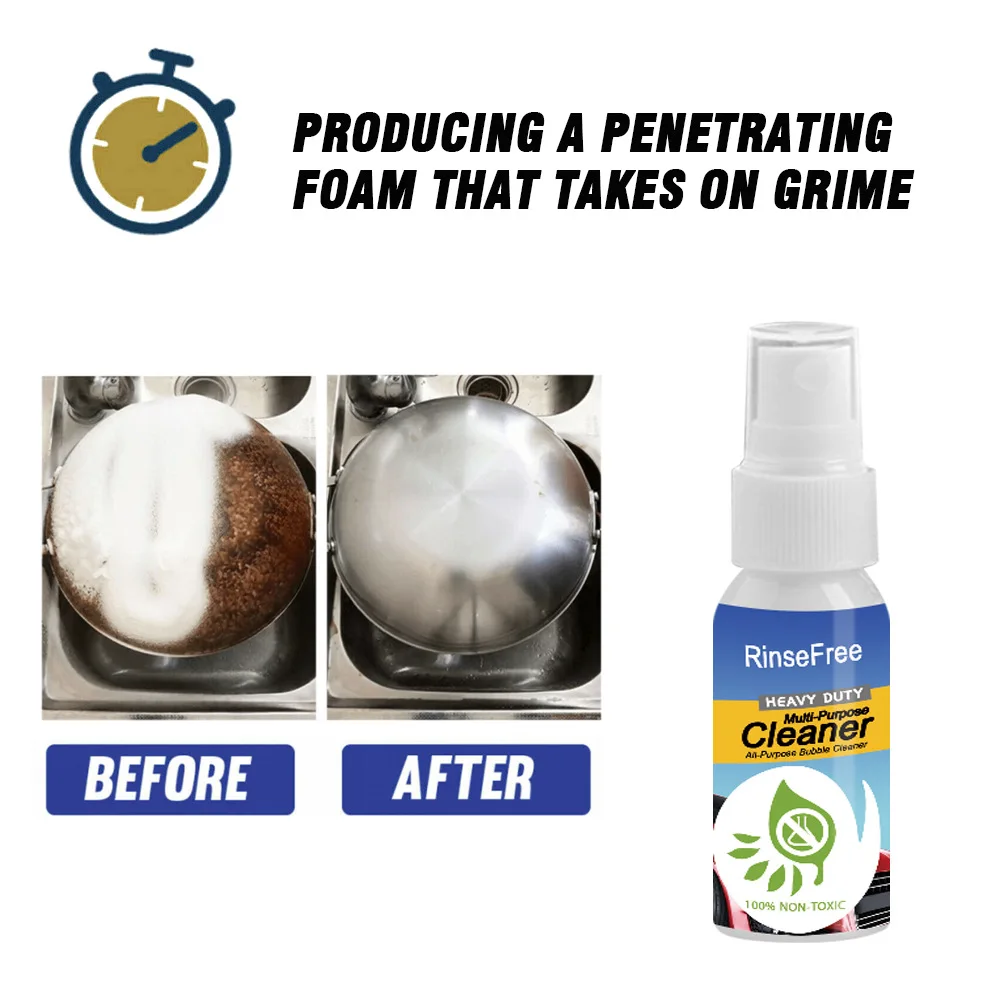 Kitchen Heavy Oil Stain Foam Cleaner Multi-purpose Degreasing and Descaling Type Cleaning | Дом и сад
