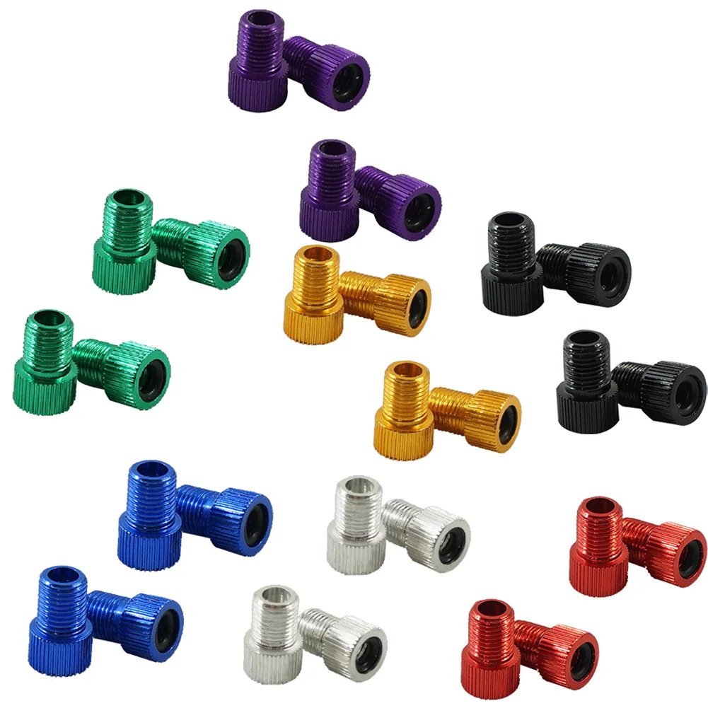 4 шт. колпачки для адаптера велосипедного клапана из алюминиевого сплава|Клапан| |