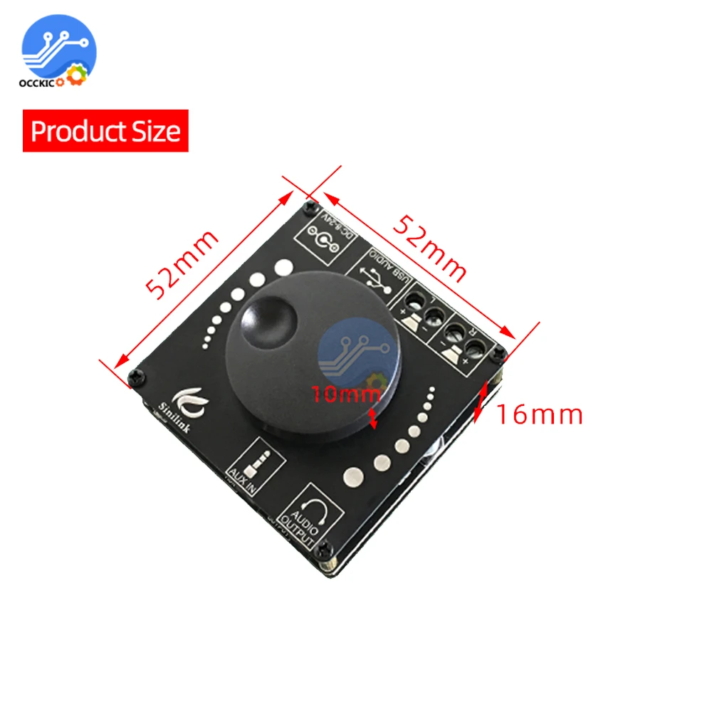 Bluetooth 5 0 20WX2 стерео Мощность цифровой усилитель доска модуль усилителя дома Театр