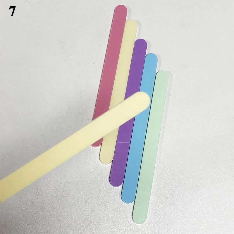 

10pcs Useful Acrylic Ice Cream Sticks Colorful Popsicle Stick Kids Crafts DIY Handmade Making Crafts Baby Shower Kis Gift