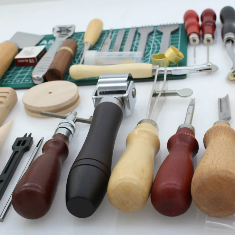 32 шт./лот инструменты для работы с кожей ручной инструмент набор инструментов