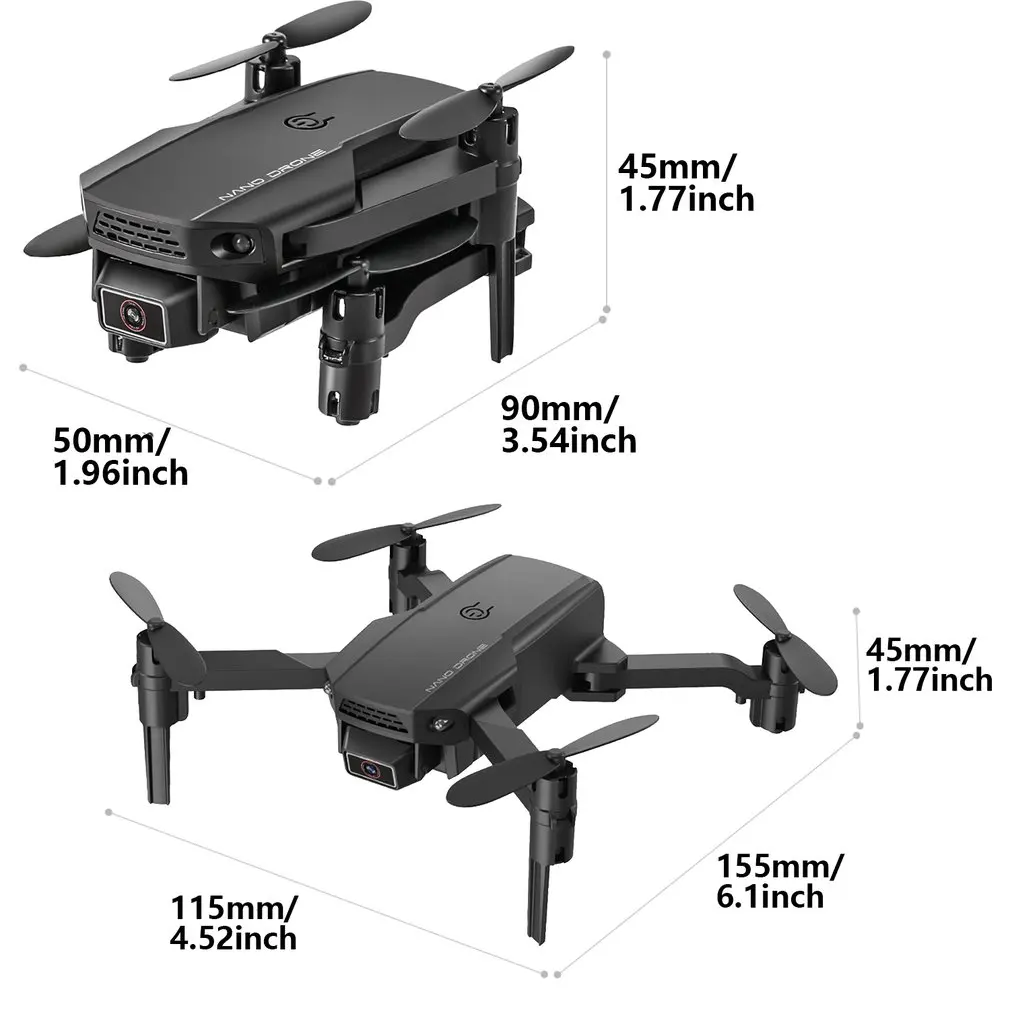 

Mini KF611 Drone 4k Wide Angle Camera WiFi Fpv Drones Camera Quadcopter Altitude Hold Headless Mode RC Drone Toys