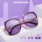 Женские солнцезащитные очки CoolPandas, большие фотохромные очки с поляризацией, 2021, с защитой UV400, очки для путешествия