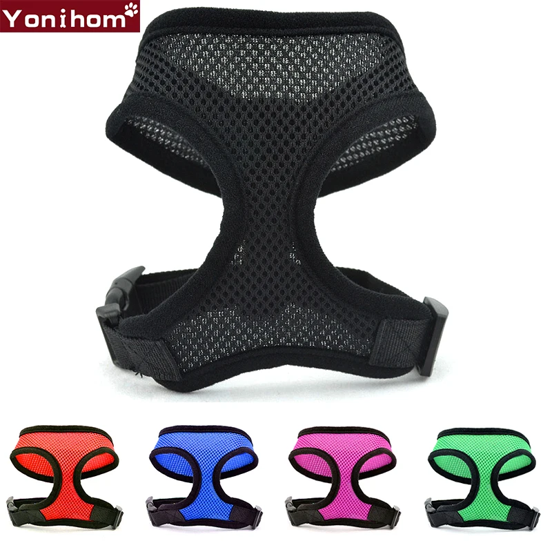 

Dog Harness Vest Adjustable Soft Breathable Dog Harness Nylon Mesh Vest Harness for Dogs Puppy Collar Cat Pet Dog Chest Strap