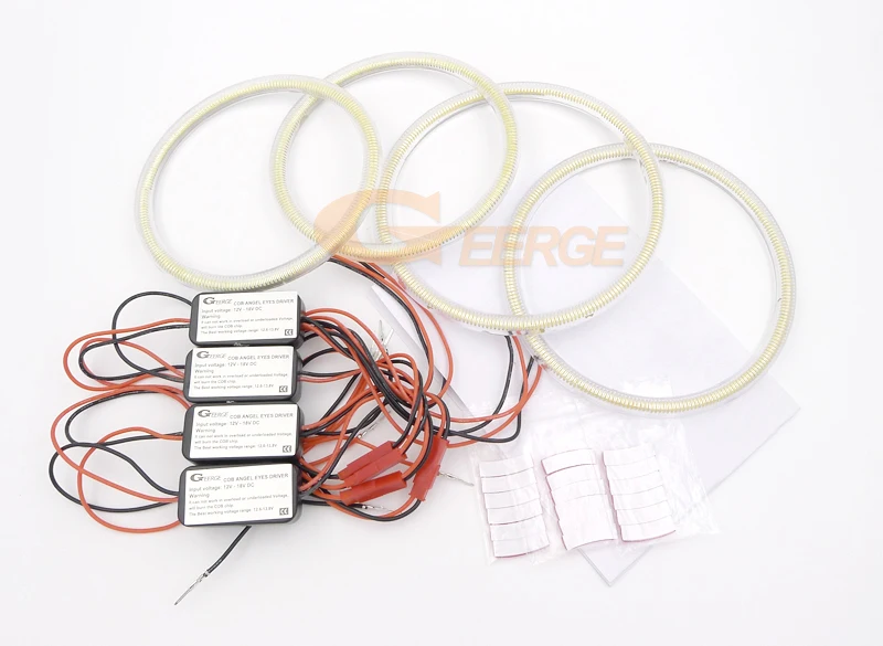 Для Honda Crossroad 2007 2008 2009 2010 отличный ультра яркий COB led angel eyes kit halo Ring|Фара для авто в