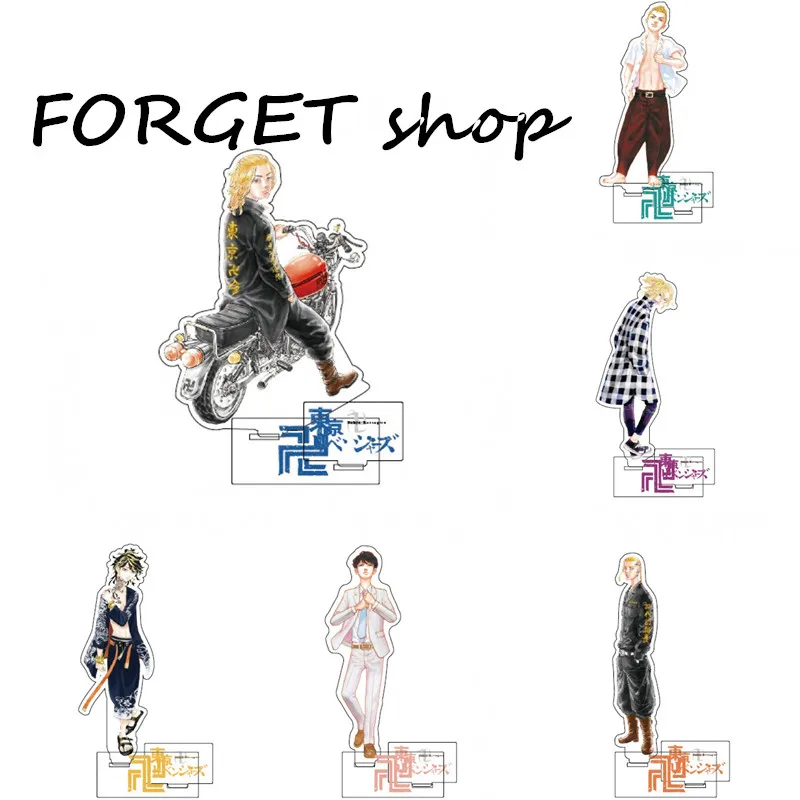 

Tokyo Revengers Key Chain Women Acrylic Standing Couples Keychain Man Anime Model Keyring Cartoon Japanese Key Ring Porte Clef