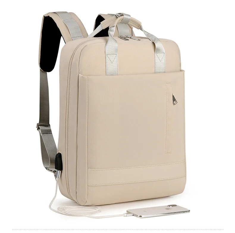 Женский рюкзак с usb зарядкой для Macbook Air 13 Чехол сумка для ноутбука 15,6 15 14 Pro 13,3 дюймов водонепроницаемая сумка для Xiaomi samsung hp