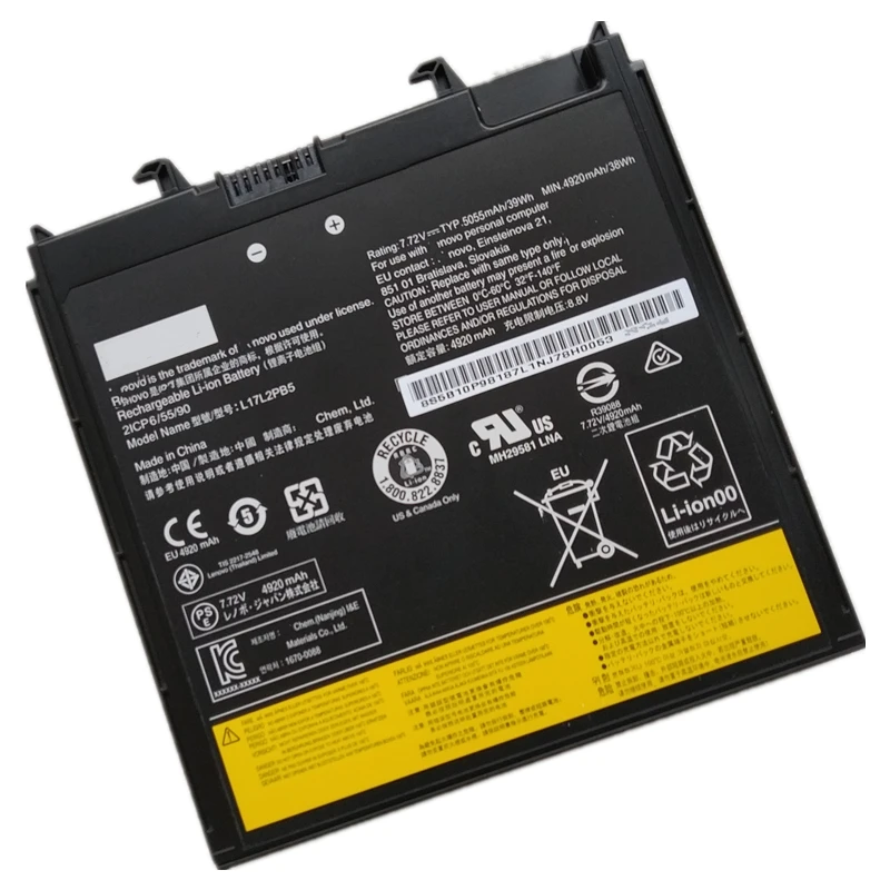 

Original L17M2PB5 L17L2PB5 Laptop Battery For Lenovo V330-14IKB-81B0 V330-14ARR V130-14IGM 81B0004MGE 81B000VE E43-80 K43C-80
