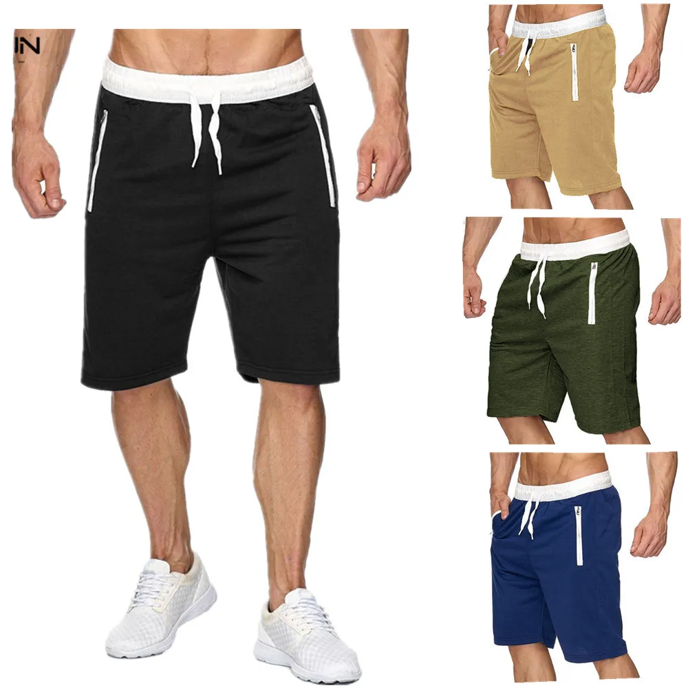 

New Summer Men's Beach Pants Casual Plus Size Shorts Five Points Sports Pants Trend 8 Colors Item Type Material Model XXXL