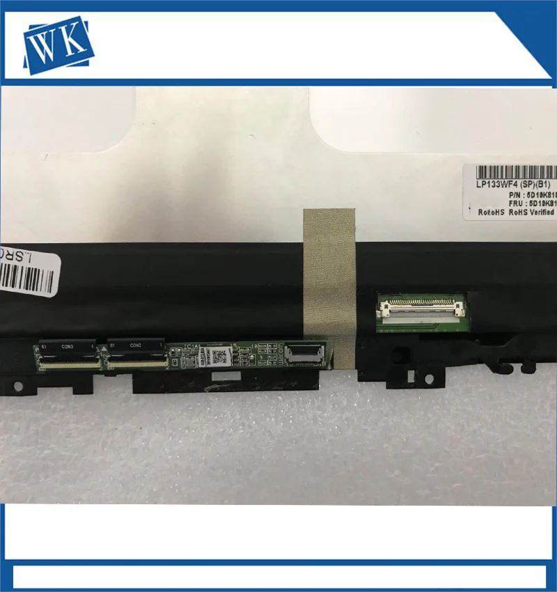 ЖК-дисплей 13 3 дюйма со светодиодной сенсорной панелью и рамкой для Lenovo Yoga 720-13IKB