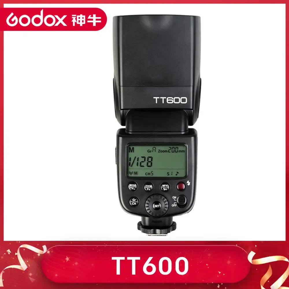 Беспроводная фотовспышка Godox TT600 TT600S 2 4G со встроенным триггером для SONY Canon Nikon Pentax