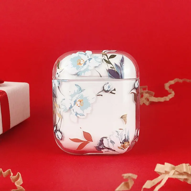 Гальванический цветок Клубничная дыня, Вишня чехол для Airpods тонкий жесткий прозрачный чехол для Airpods 2 аксессуары