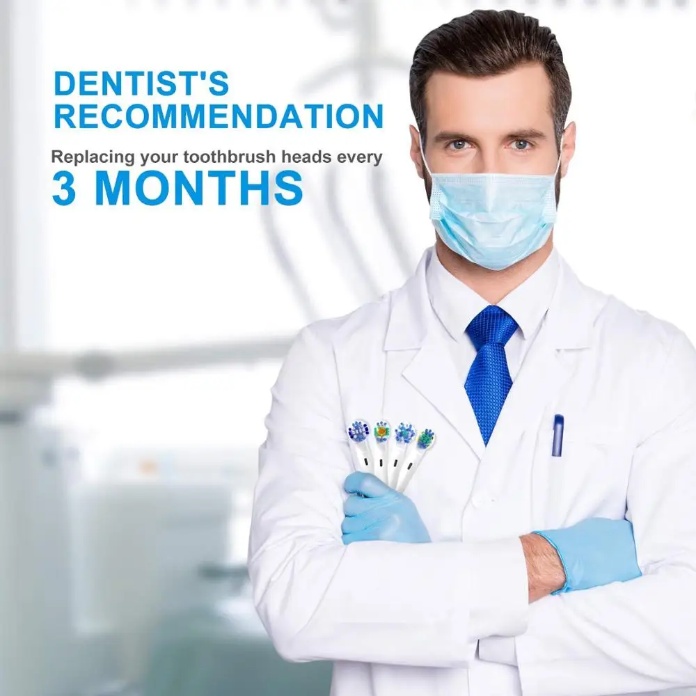 

16pcs Brush Heads for Oral B Toothbrush, Compatible with Pro Genius and Smart, Including Floss, Cross, Precision & Whitening