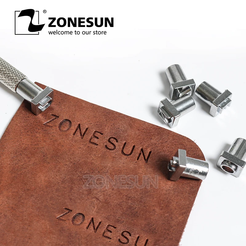 

ZONESUN Tools Letter Stamp Tool Uppercase Capital Letters 26 Alphabet DIY Leather Puncher Craft Stamps Working Saddle 3.5-6.5mm