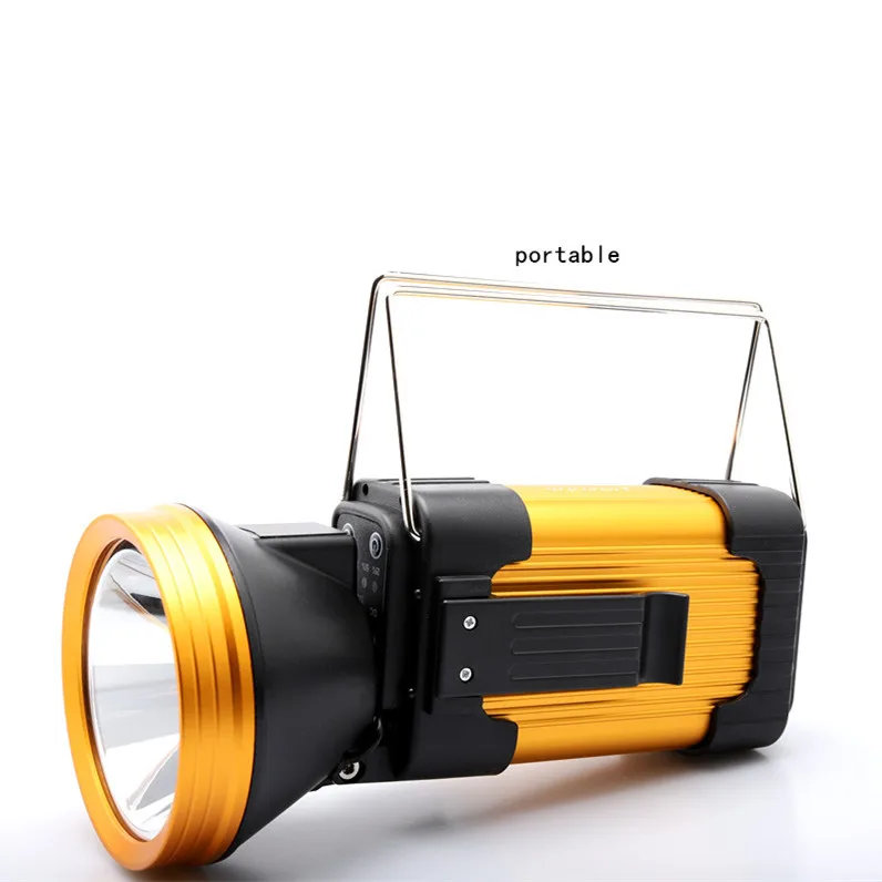 구매 T6 Led 휴대용 스포트 라이트 작업 빛 Usb 충전식 야외 Flashlightbuilt-in 배터리 휴대용 광부의 램프 모바일 전원