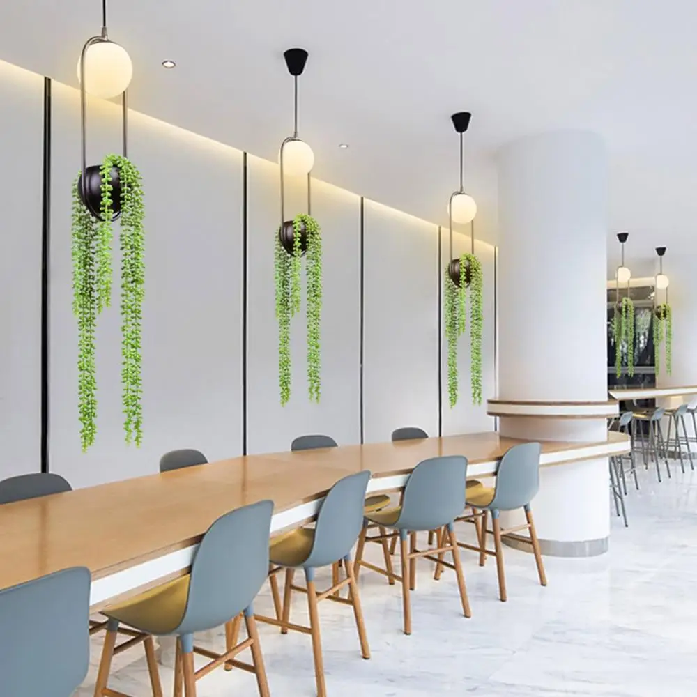 

Nordic DIY Plant Pendant Lights Skygarden Led Lamp Flower Pot Hanging Lamp Dining Room Restaurant Lighting Fixtures Home Decor