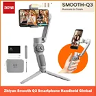 3-осевой шарнирный стабилизатор Zhiyun Smooth Q3 для смартфонов iPhone 13, 12 PRO MAX, смартфонов Android IOS, с поворотом на 180 