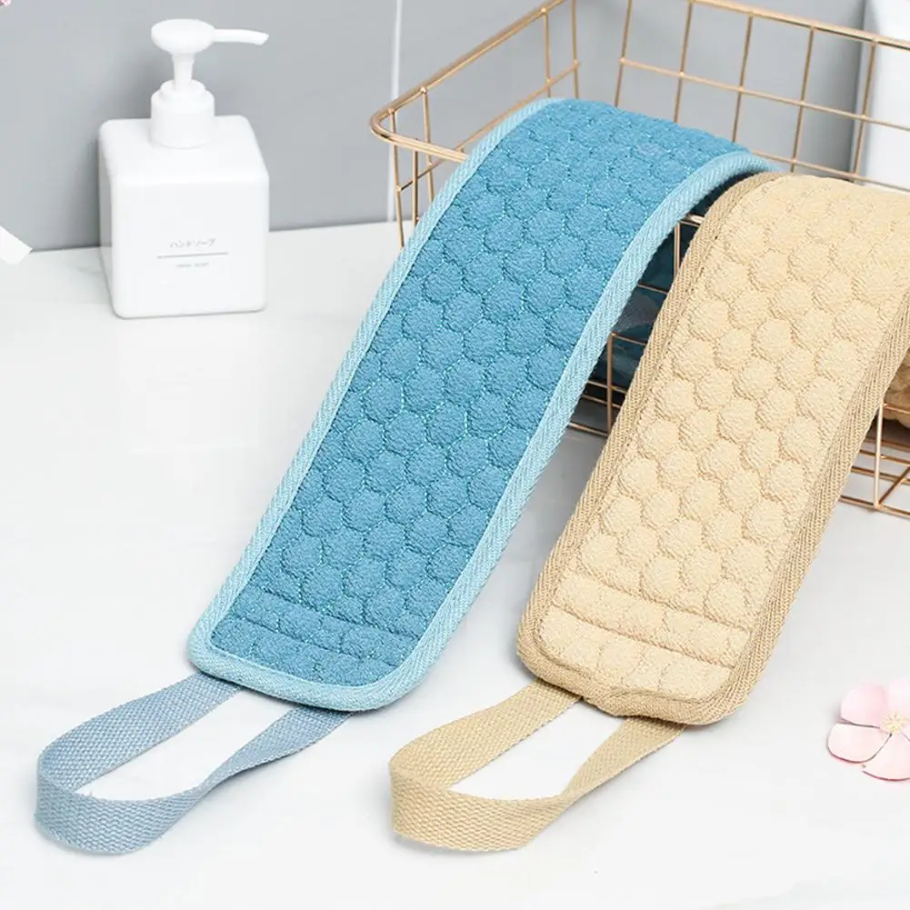 мочалка для тела губка Двухсторонний мягкий волоконный Отшелушивающий задний