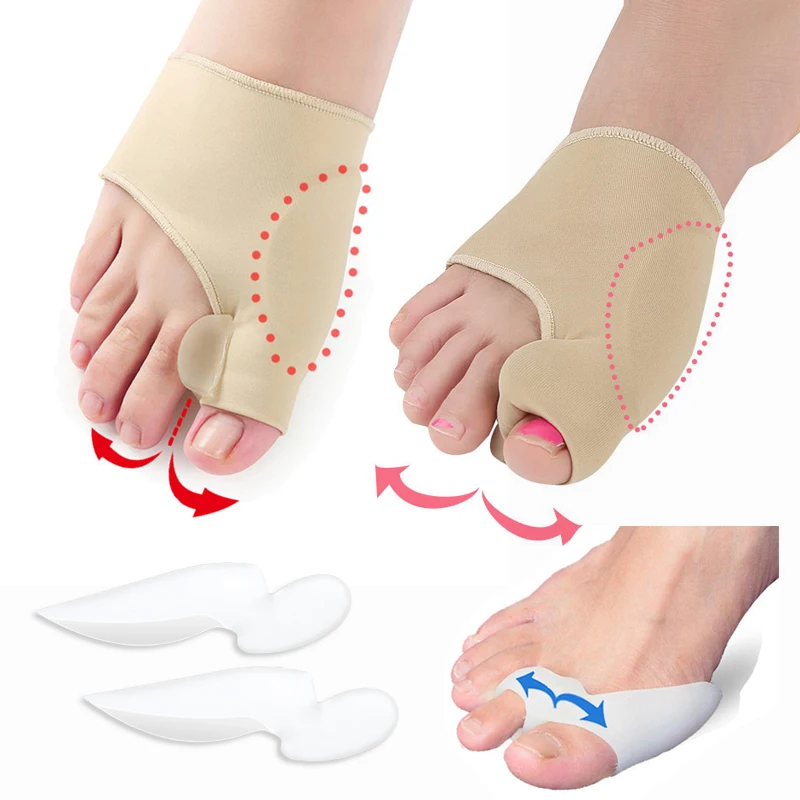 Силиконовый разделитель вальгусной деформации большого пальца ноги