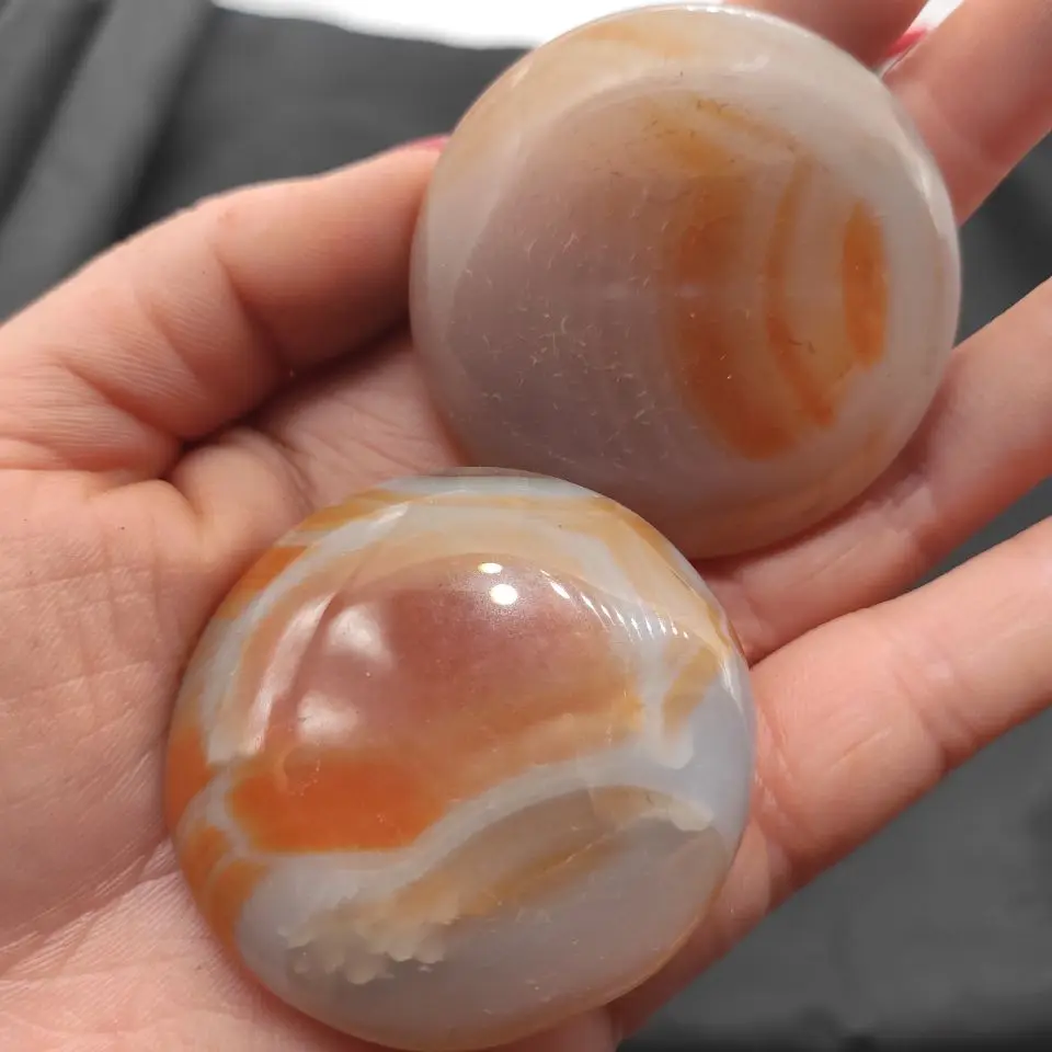 1 шт. натуральные опущенные камни и минералы sardonyx ладонный Агат лечебные