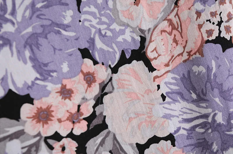 В богемном стиле винтажные Женские Длинные рукава в этническом с цветочным