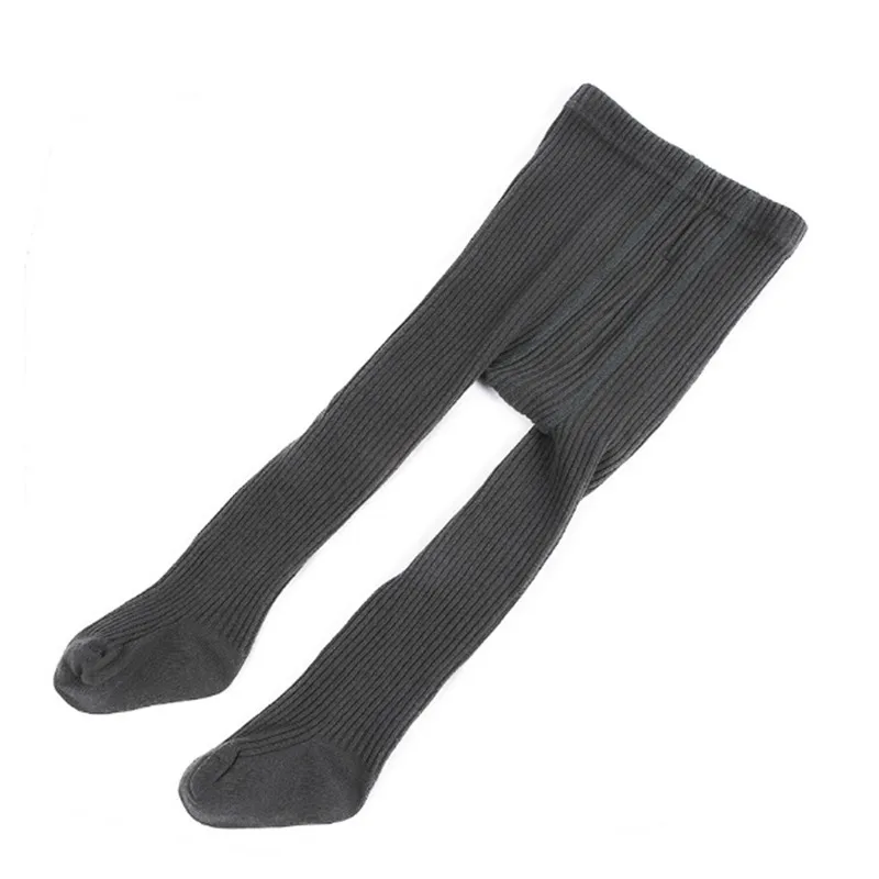 Осенне зимние детские колготки Милые Колготки в рубчик для маленьких девочек