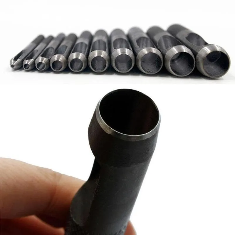 Hollow Hole Round Punch For Metal Gaskets Plastic Rubber Chisel Graving Cut Tools 1mm-10mm Diy Leather Punches Bit Dropshipping | Дом и сад