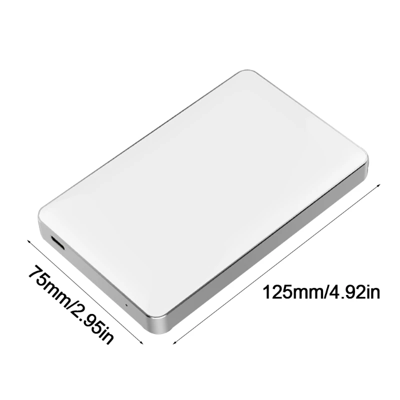 

Blueendless Hdd Usb3.0 2.5" External Hard Disk Micro-B Type C 5Gbps PS4 Hard Drives SSD Large Capacity Case 5400RPM