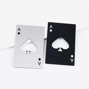 Creative Stainless Steel Bottle Opener Portable Poker Wallet Card Shape Beer Bottle Can Opener Abrelatas Abrebotellas Bar Tools